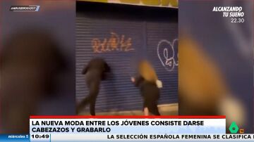 La peligrosa moda entre los jóvenes: grabarse dándose cabezazos contra la pared