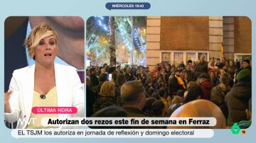 Cristina Pardo, sobre las manifestaciones en la sede del PSOE