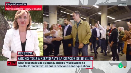 Alegr&iacute;a evita acusar al juez de prevaricaci&oacute;n, pero insiste en la "extra&ntilde;eza" de citar a Bego&ntilde;a G&oacute;mez en plena campa&ntilde;a