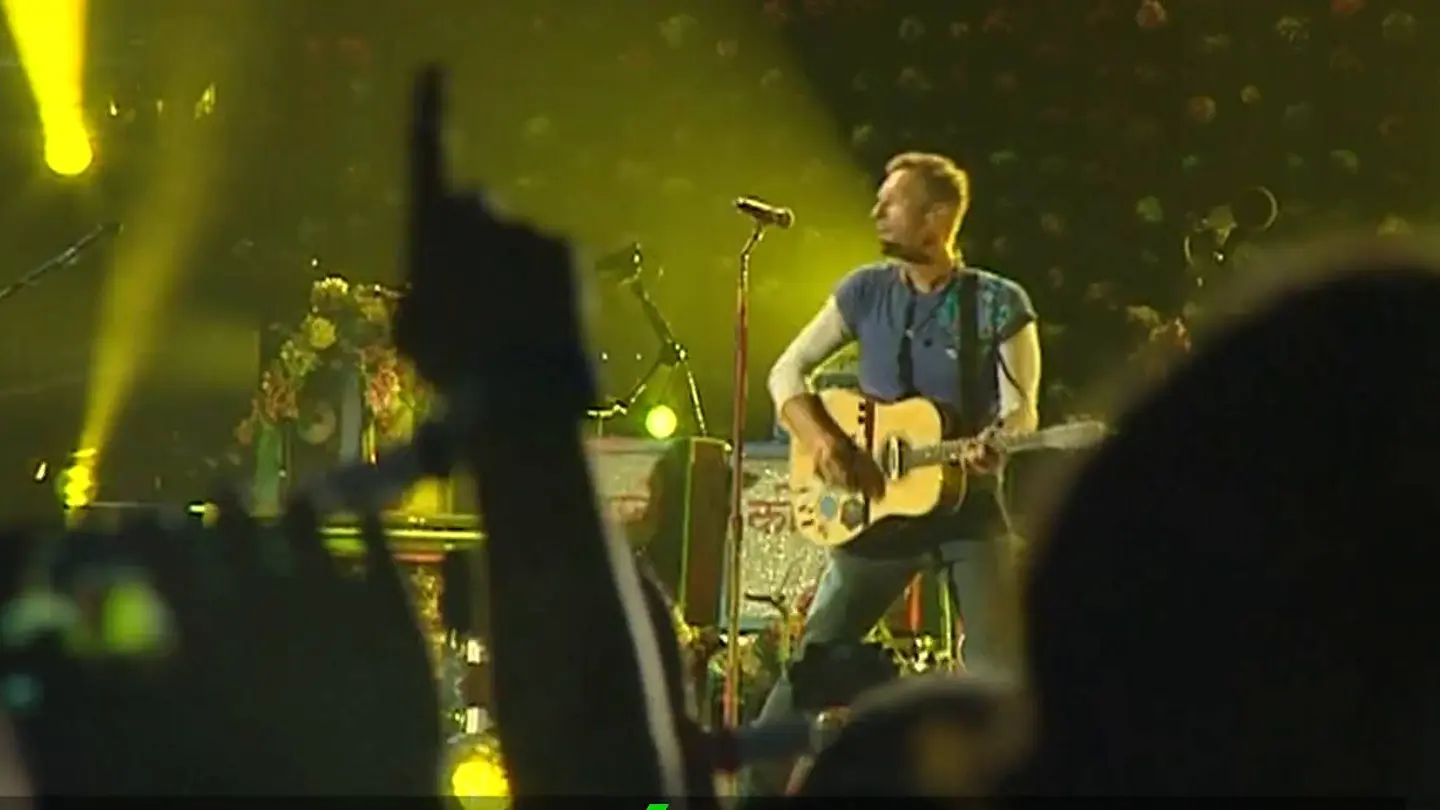 Concierto de Coldplay. Concierto de Coldplay.