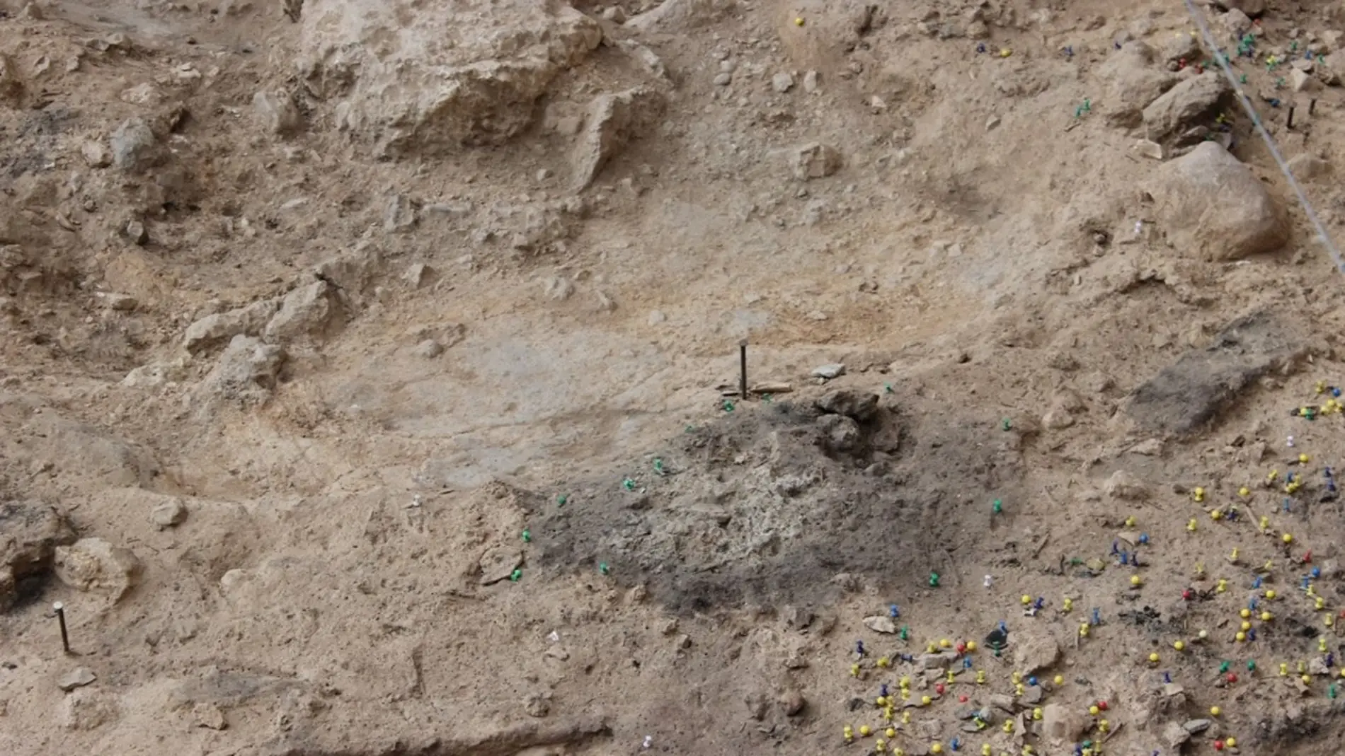 Imagen de hogares neandertales en El Salt / UBU-UCM Imagen de hogares neandertales en El Salt / UBU-UCM