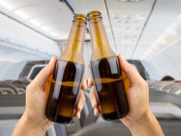 Alcohol en avión