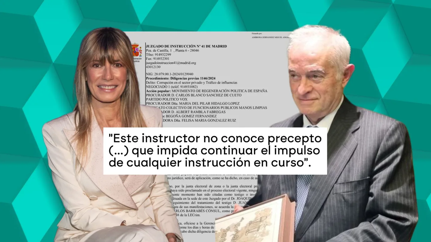 Escrito del juez Peinado para responder a las críticas por citar a Begoña Gómez Escrito del juez Peinado para responder a las críticas por citar a Begoña Gómez