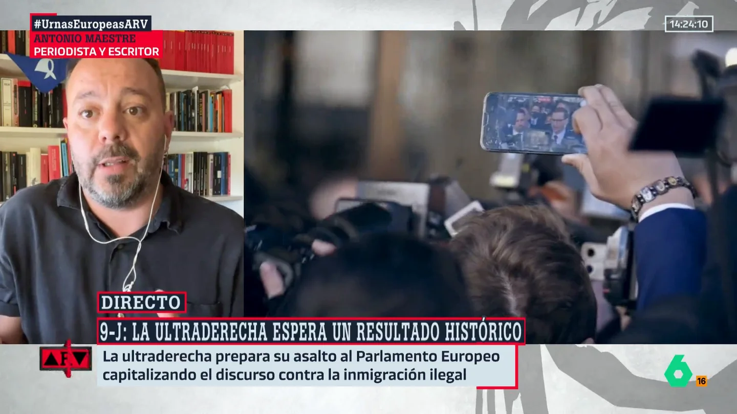 ARV- ¿La extrema derecha europea logrará ponerse de acuerdo a pesar de sus diferencias? Maestre responde ARV- ¿La extrema derecha europea logrará ponerse de acuerdo a pesar de sus diferencias? Maestre responde