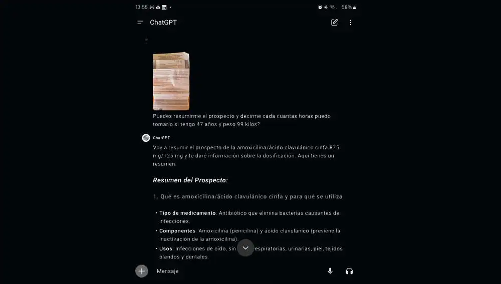 Resumiendo un prospecto con Chat GPT Resumiendo un prospecto con Chat GPT