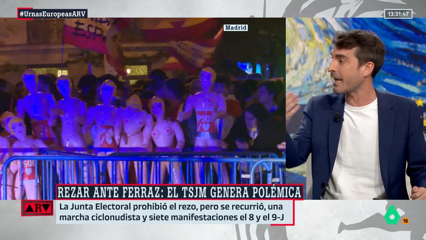 ARV- Pablo Simón desvela qué es lo que le "preocupa" de la manifestación en Ferraz los días 8 y 9 de junio ARV- Pablo Simón desvela qué es lo que le "preocupa" de la manifestación en Ferraz los días 8 y 9 de junio