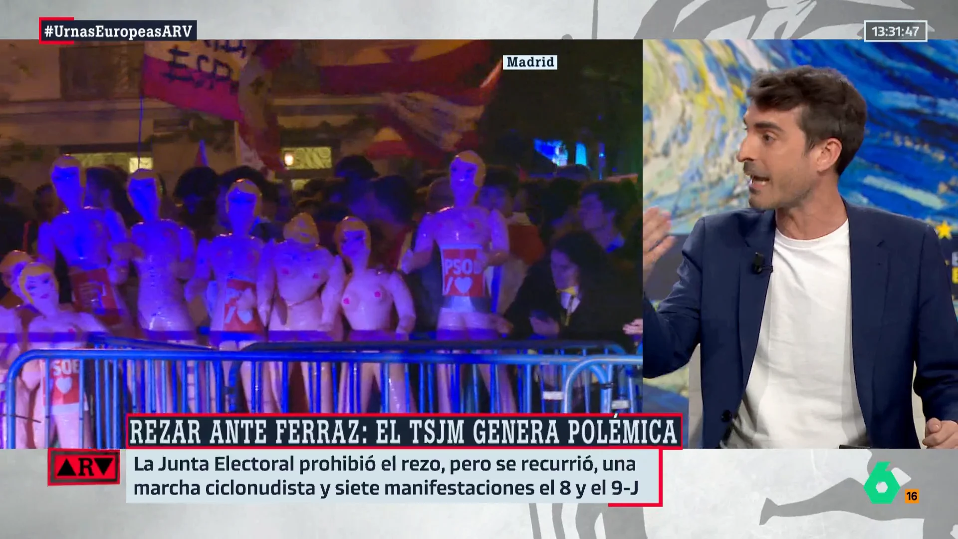 ARV- Pablo Simón desvela qué es lo que le "preocupa" de la manifestación en Ferraz los días 8 y 9 de junio