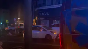 Captura del accidente en el que una joven de 18 años ha resultado herida grave en Chamberí