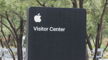 Cartel de Apple en una imagen de archivo.