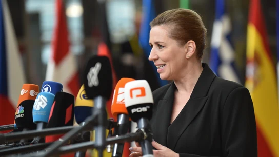 La primera ministra de Dinamarca, Mette Frederiksen, en una imagen de archivo. La primera ministra de Dinamarca, Mette Frederiksen, en una imagen de archivo.