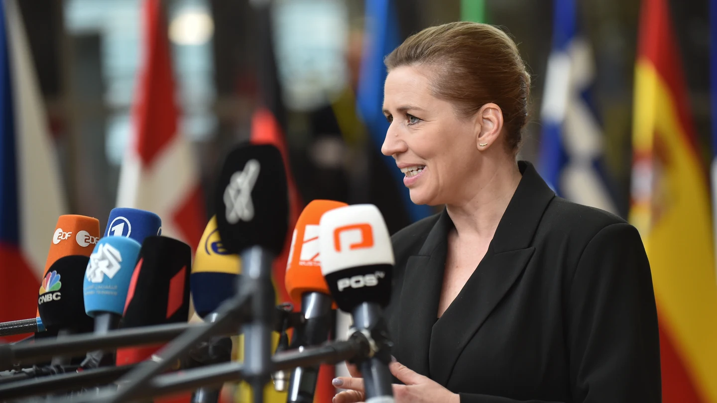 La primera ministra de Dinamarca, Mette Frederiksen, en una imagen de archivo. La primera ministra de Dinamarca, Mette Frederiksen, en una imagen de archivo.
