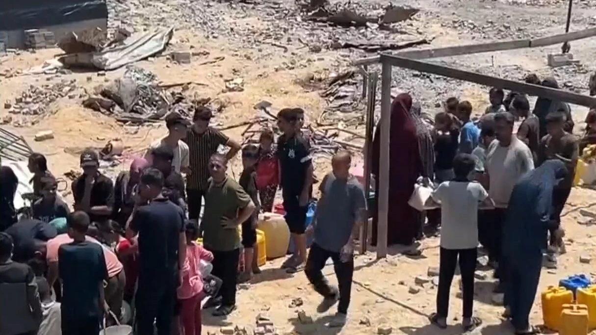 Sin agua en Gaza