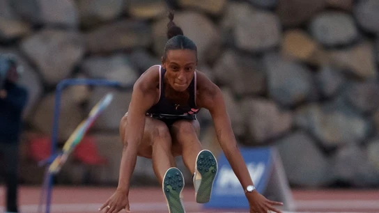 Ana Peleteiro, en un salto Ana Peleteiro, en un salto