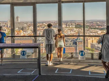 Panorámica del Faro de Moncloa Panorámica del Faro de Moncloa