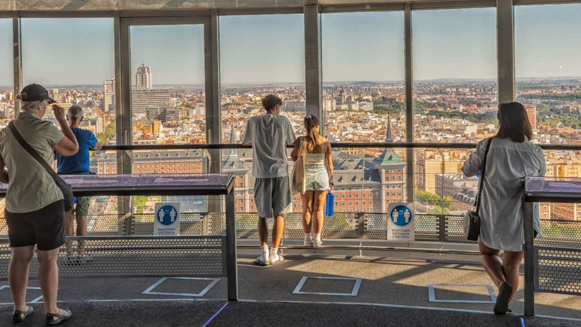 Panorámica del Faro de Moncloa