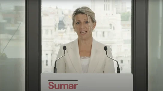 La líder de Sumar, Yolanda Díaz, anuncia su renuncia como coordinadora general de la formación La líder de Sumar, Yolanda Díaz, anuncia su renuncia como coordinadora general de la formación