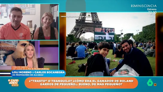 Loli y Carlos, maestros del colegio de Carlos Alcaraz, desvelan cómo era el tenista de pequeño Loli y Carlos, maestros del colegio de Carlos Alcaraz, desvelan cómo era el tenista de pequeño