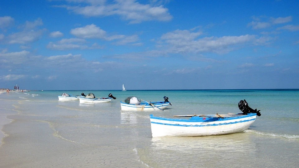 Playas paradis&iacute;acas en T&uacute;nez