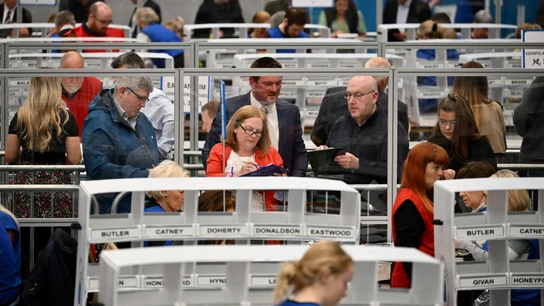 Recuento de votos en Irlanda. Recuento de votos en Irlanda.