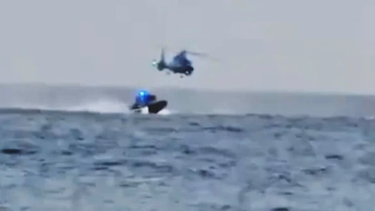 Nuevas imágenes de la persecución de la narcolancha Nuevas imágenes de la persecución de la narcolancha