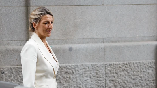 Yolanda Díaz, tras anunciar su dimisión como coordinadora de Sumar Yolanda Díaz, tras anunciar su dimisión como coordinadora de Sumar