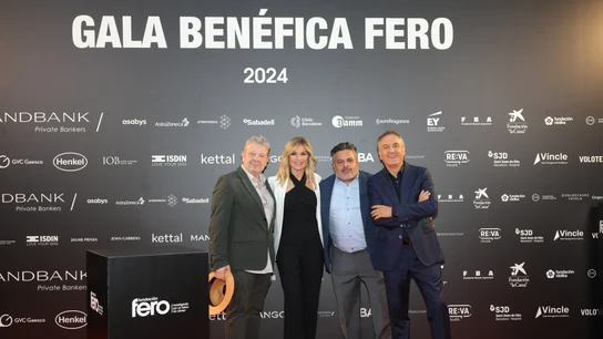 Alberto Chicote, Sandra Golpe, Jalís de la Serna y Roberto Brasero, en la gala benéfica FERO 2024 Alberto Chicote, Sandra Golpe, Jalís de la Serna y Roberto Brasero, en la gala benéfica FERO 2024