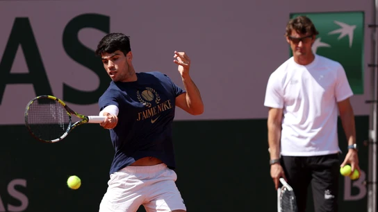 Carlos Alcaraz y Juan Carlos Ferrero Carlos Alcaraz y Juan Carlos Ferrero