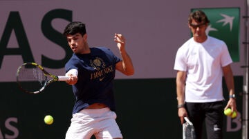 Carlos Alcaraz y Juan Carlos Ferrero