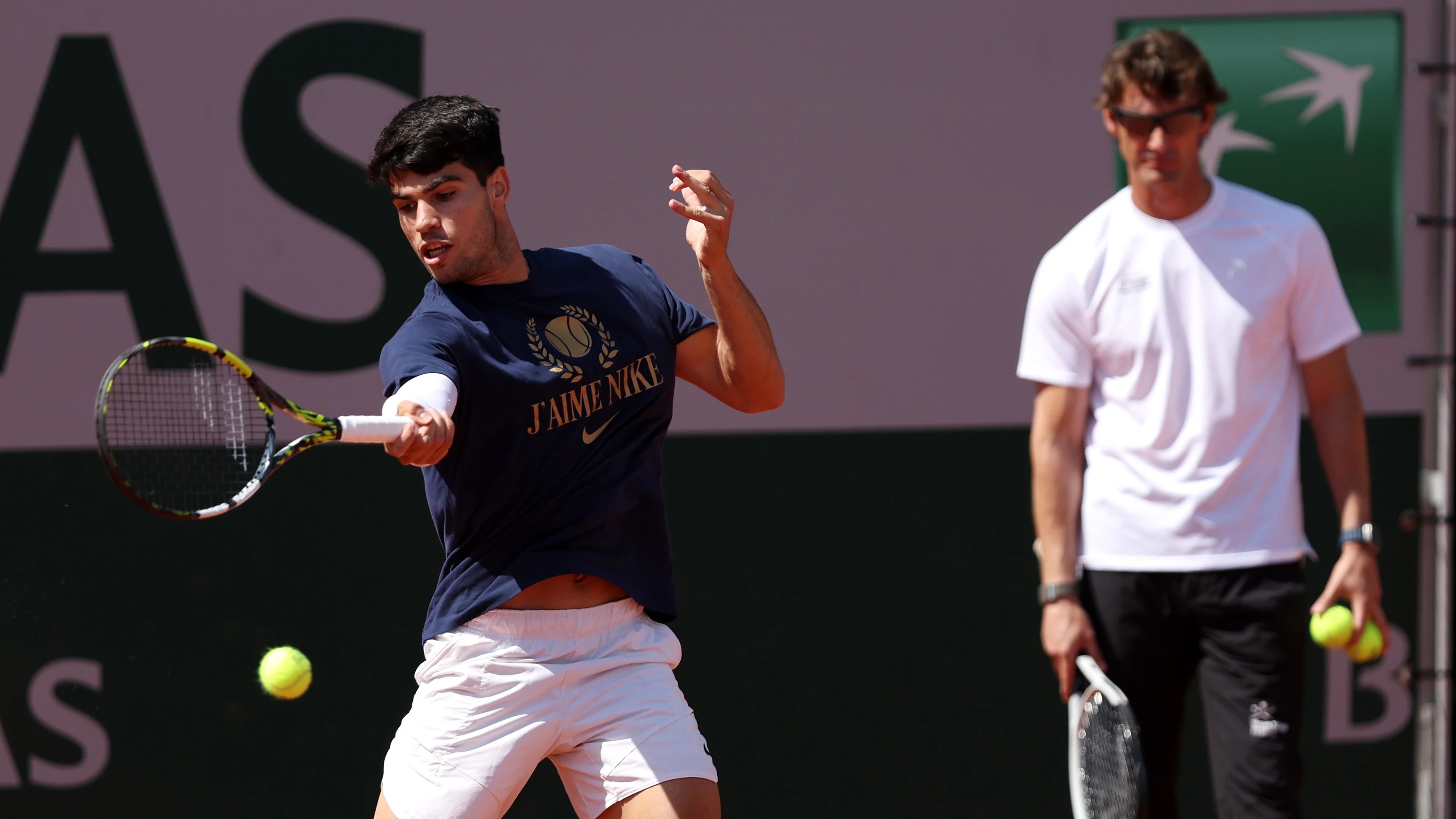 Carlos Alcaraz y Juan Carlos Ferrero