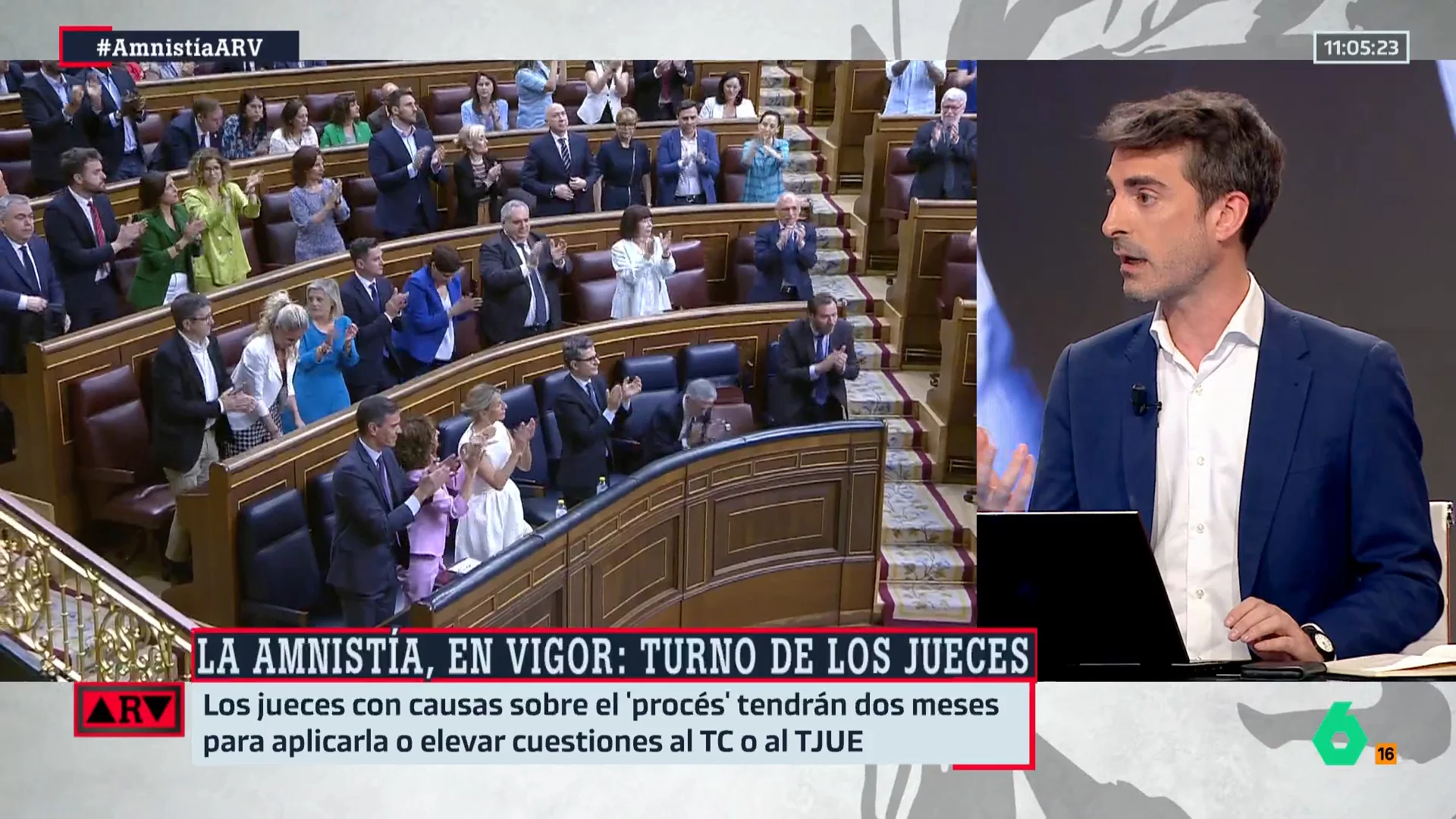 ARV- Pablo Simón señala los "dos tipos de casos" que habrá que distinguir a la hora de aplicar la amnistía