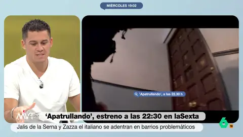 MVT Zazza el italiano alucina al ver un bolso con un cuchillo en plena calle de Bilbao: "Estoy flipando"