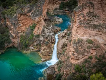 Las Chorreras de Cabriel, en Cuenca Las Chorreras de Cabriel, en Cuenca