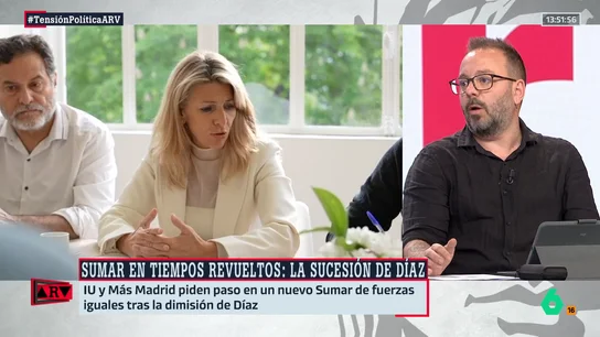 ARV- Maestre analiza los errores que ha cometido Sumar y reflexiona sobre la izquierda: "Hay una cultura muy tóxica" ARV- Maestre analiza los errores que ha cometido Sumar y reflexiona sobre la izquierda: "Hay una cultura muy tóxica"
