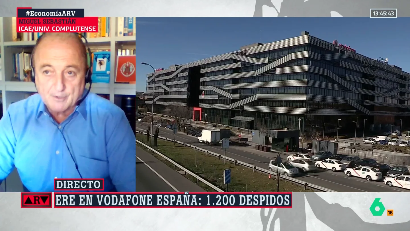 ARV- Miguel Sebastián, sobre los despidos en Vodafone: "Es una mala noticia y creo que no lo han gestionado bien" ARV- Miguel Sebastián, sobre los despidos en Vodafone: "Es una mala noticia y creo que no lo han gestionado bien"