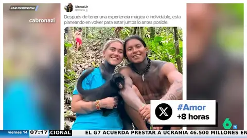 Una joven australiana lo deja todo por amor y se va vivir al Amazonas tras conocer a su pareja por redes sociales