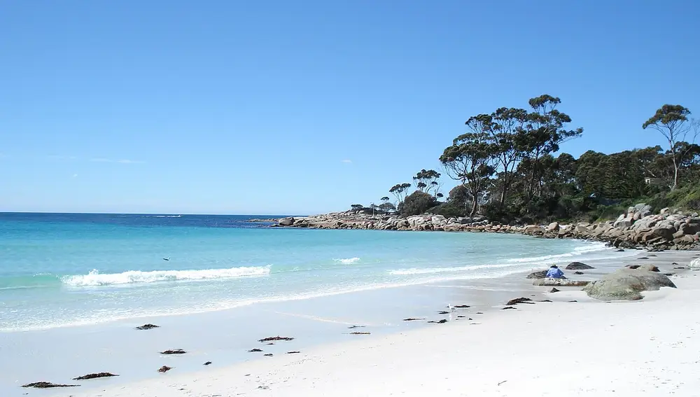 Bahía de Binalong en Tasmania (Australia)