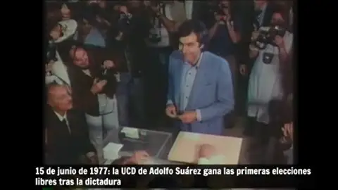 15 junio de 1977, primeras elecciones democráticas en España