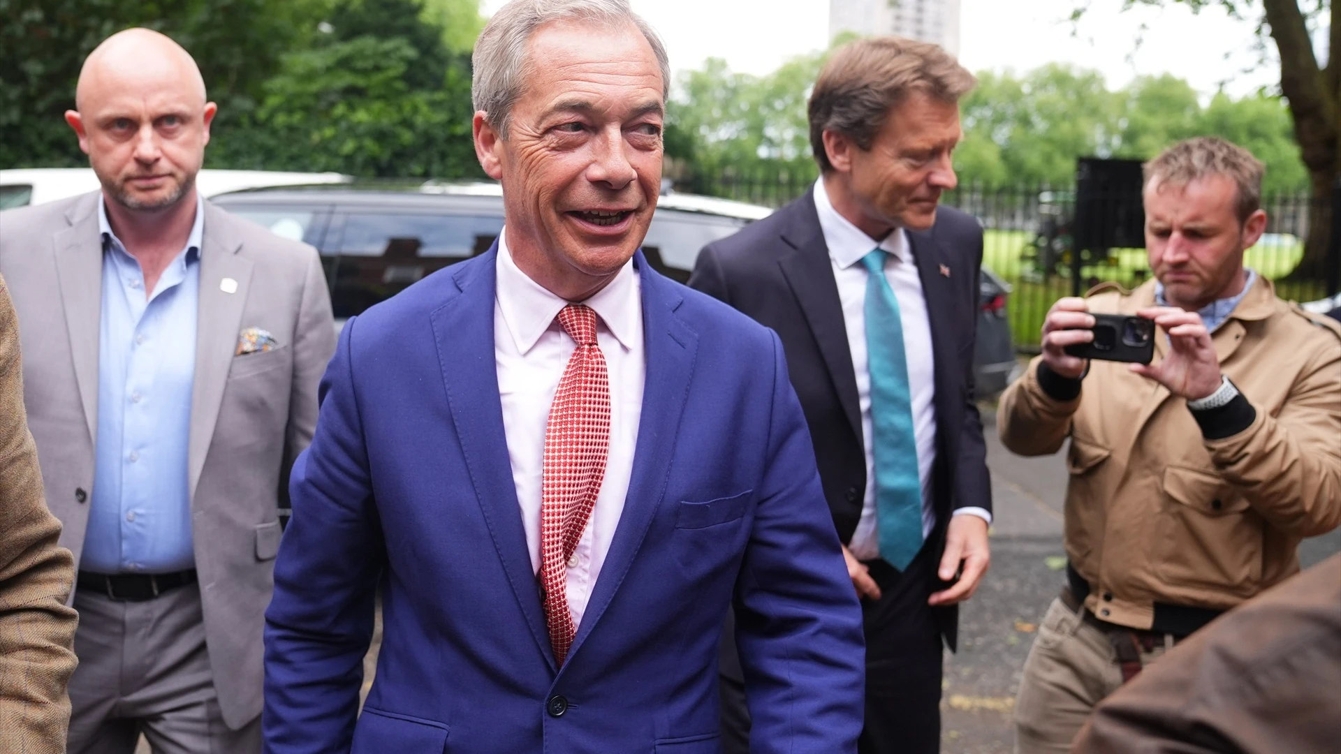 Nigel Farage, líder del partido UK Reform