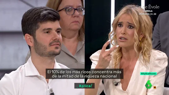 XPLICA Afra Blanco recuerda a un empresario sus obligaciones: "Las contribuciones la hacen los empresarios y los trabajadores" XPLICA Afra Blanco recuerda a un empresario sus obligaciones: "Las contribuciones la hacen los empresarios y los trabajadores"