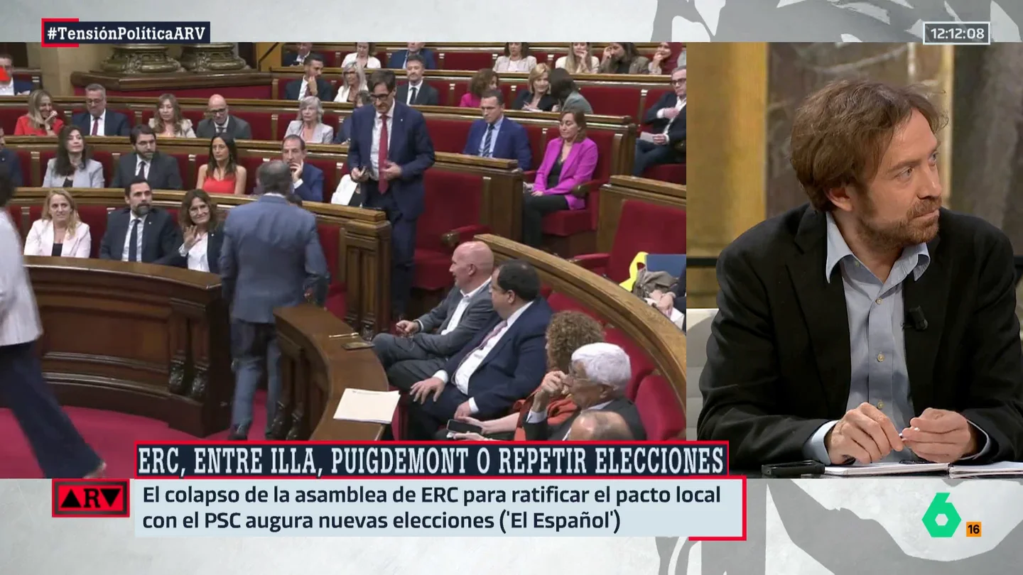 ARV - Daniel Gascón reflexiona sobre la "puja de fuerzas independentistas en Cataluña incluso dentro de ERC" ARV - Daniel Gascón reflexiona sobre la "puja de fuerzas independentistas en Cataluña incluso dentro de ERC"