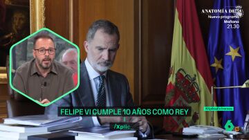 XPLICA Maestre recuerda "el punto negro" del reinado de Felipe VI "utilizó el dolor y el shock de un pueblo" para "desheredar a su padre" cuando se declaró el Estado de Alarma