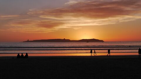 Espectacular atardecer en Essaouira