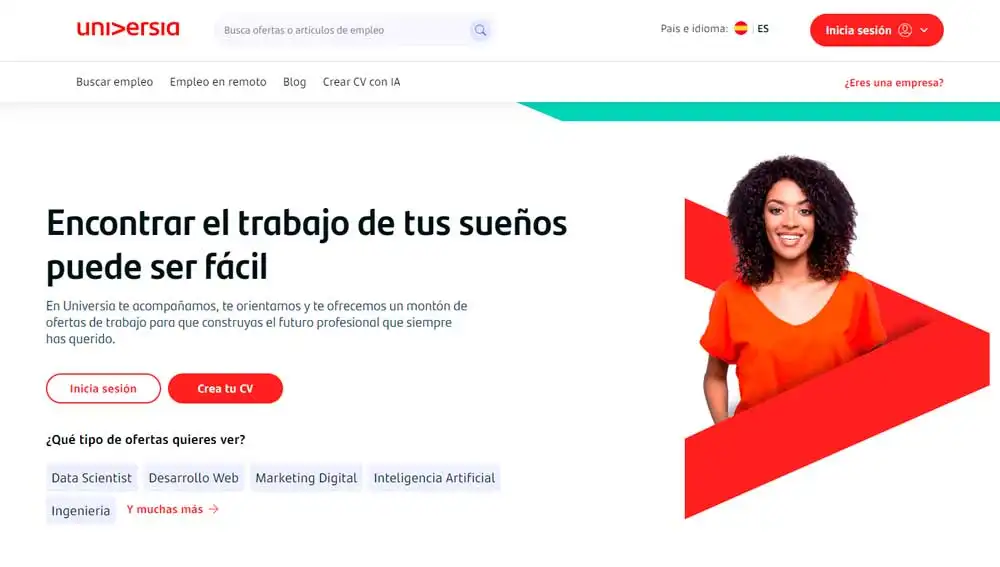Encuentra trabajo en Universia Encuentra trabajo en Universia