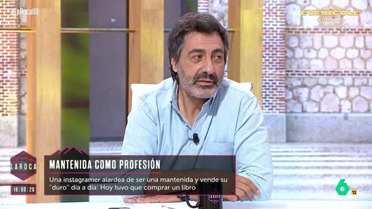 Juan del Val reacciona al ver un vídeo de una chica que presume de vivir de su novio: "Es una mujer mantenida, como yo" Juan del Val reacciona al ver un vídeo de una chica que presume de vivir de su novio: "Es una mujer mantenida, como yo"