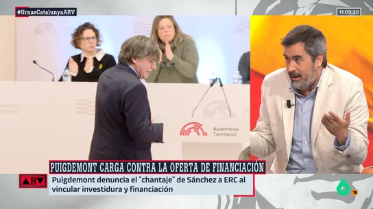 ARV- Carlos E. Cué: "Si la elección de Feijóo dependiera de Junts, haría una negociación sobre financiación" ARV- Carlos E. Cué: "Si la elección de Feijóo dependiera de Junts, haría una negociación sobre financiación"