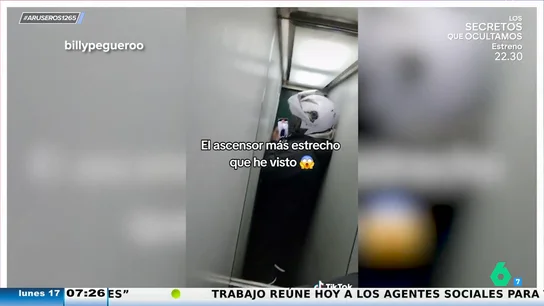 Tatiana Arús reacciona a un vídeo viral de un claustrofóbico ascensor: "Parece una máquina para hacer un TAC" Tatiana Arús reacciona a un vídeo viral de un claustrofóbico ascensor: "Parece una máquina para hacer un TAC"