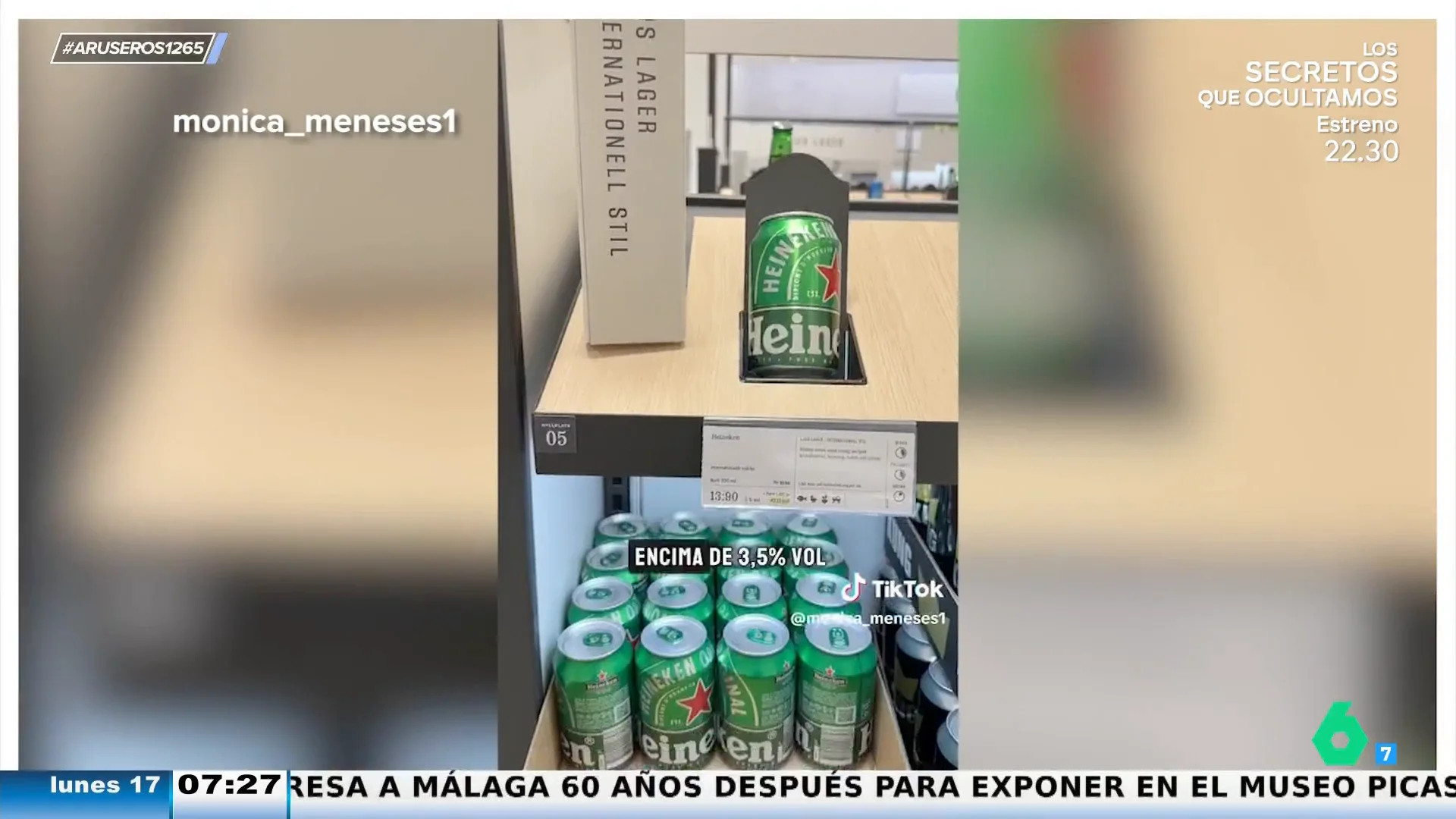 Una joven explica cómo es la venta de alcohol en Suecia: "No pueden ofertar six packs, ni ofrecer promociones"