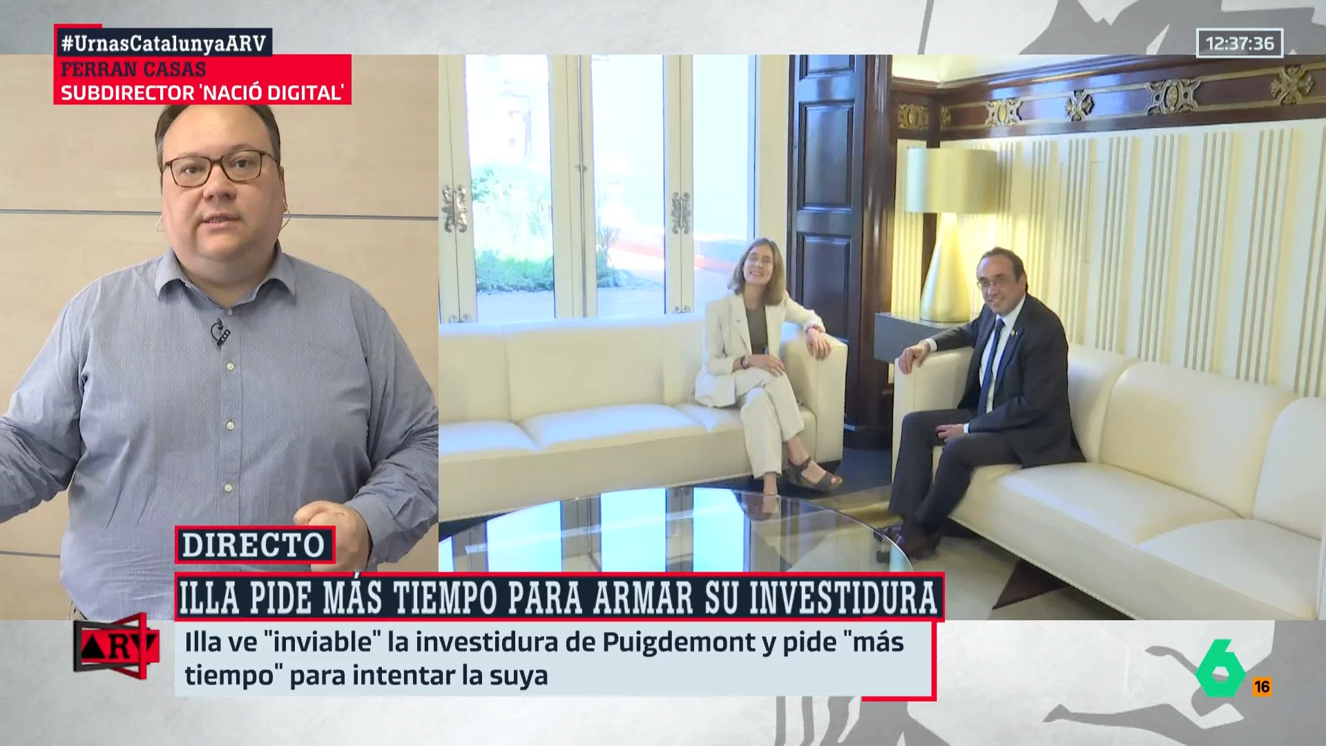 ARV- ¿Qué hará el president del Parlament si no hay candidato a la investidura? Ferrán Casas responde