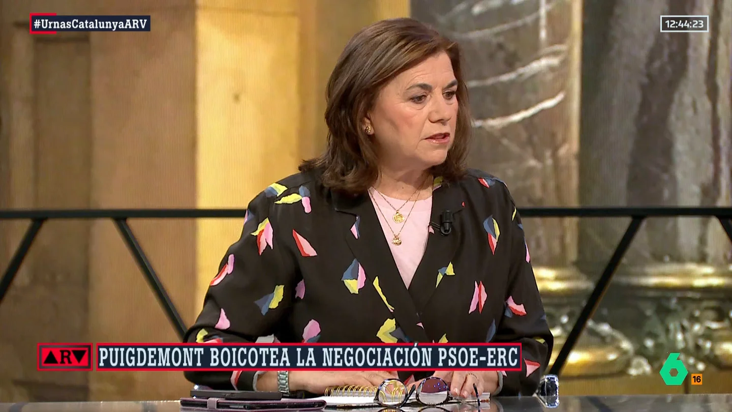 ARV- Lucía Méndez: "Puigdemont quiere repetir elecciones y ERC no se atreve a plantarle cara" ARV- Lucía Méndez: "Puigdemont quiere repetir elecciones y ERC no se atreve a plantarle cara"