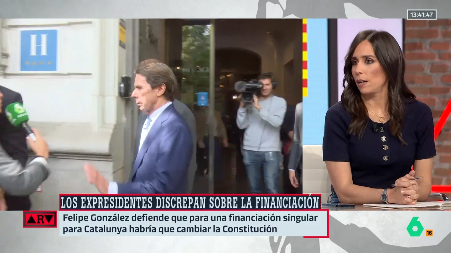Pilar Velasco rebate al PP sobre la "financiación singular": "Lo que le regaló Aznar a Pujol sí fue una medida de desigualdad" Pilar Velasco rebate al PP sobre la "financiación singular": "Lo que le regaló Aznar a Pujol sí fue una medida de desigualdad"